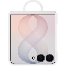 Samsung F776 Z Flip 8 Silicone Magnetic Ring Cover Cream EF-EF776CW